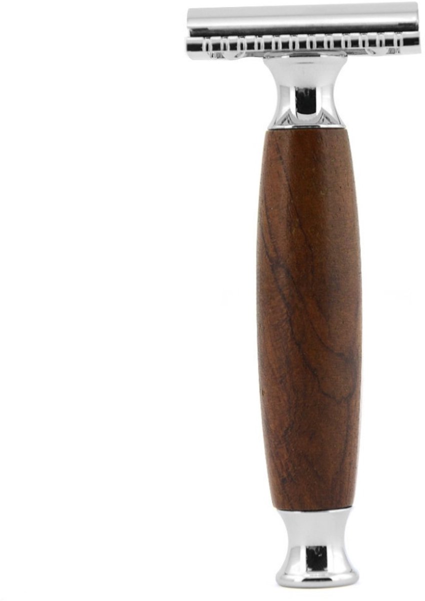 ARAMO® - Premium Vintage Palissanderhouten Veiligheidsscheermes met Dubbele Snijkant.