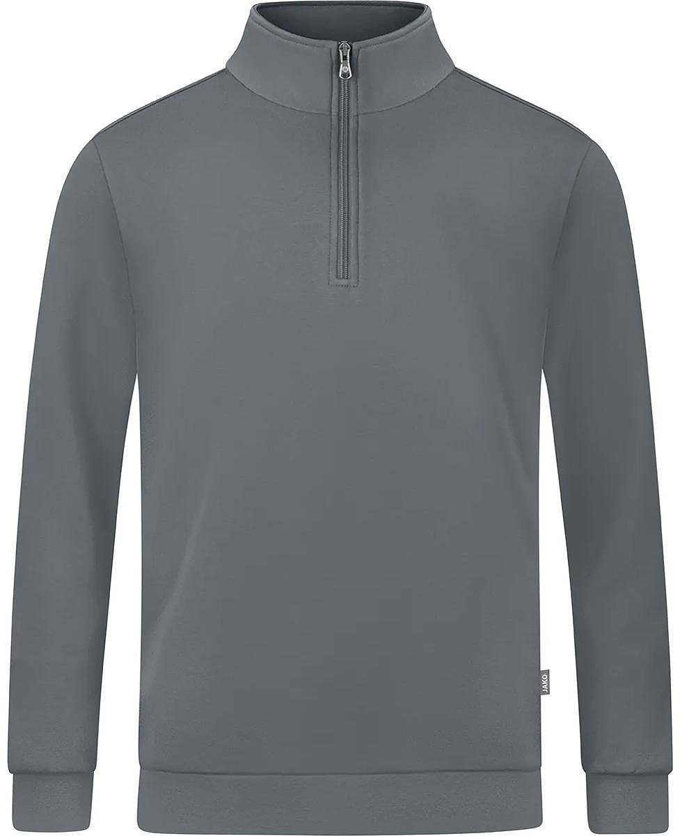 Jako Organic Ziptop Heren - Steengrijs | Maat: XL