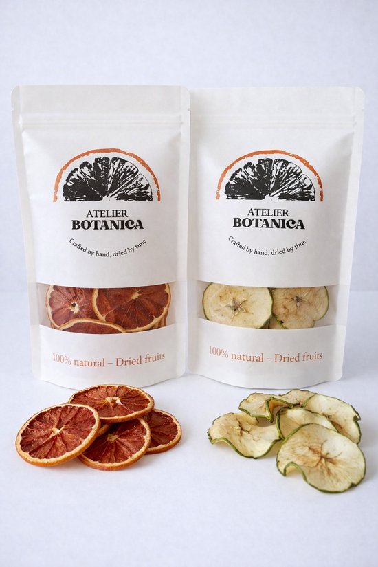 Foto: Gedroogde appelschijfjes en pompelmoes schijfjes 2 x 100g cocktail en mocktail garnering thee decoratie