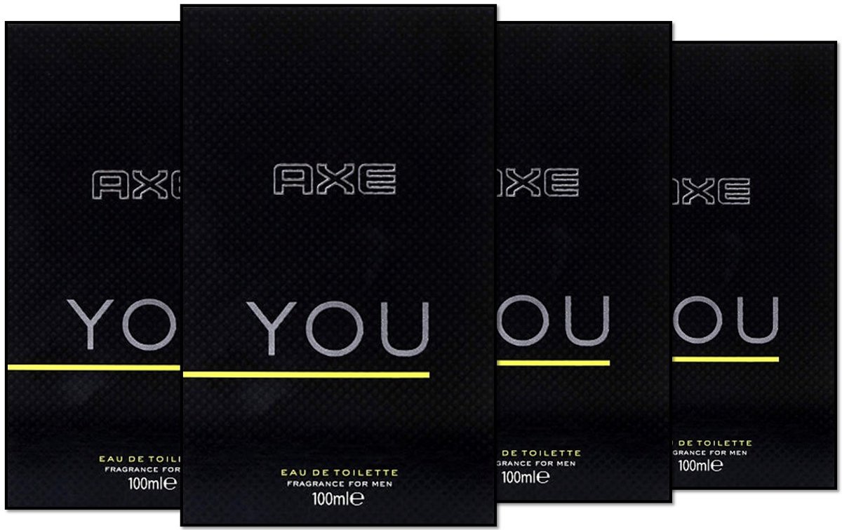 Bol.com AXE YOU Eau de Toilette - Voordeelverpakking 4 x 100 ml aanbieding
