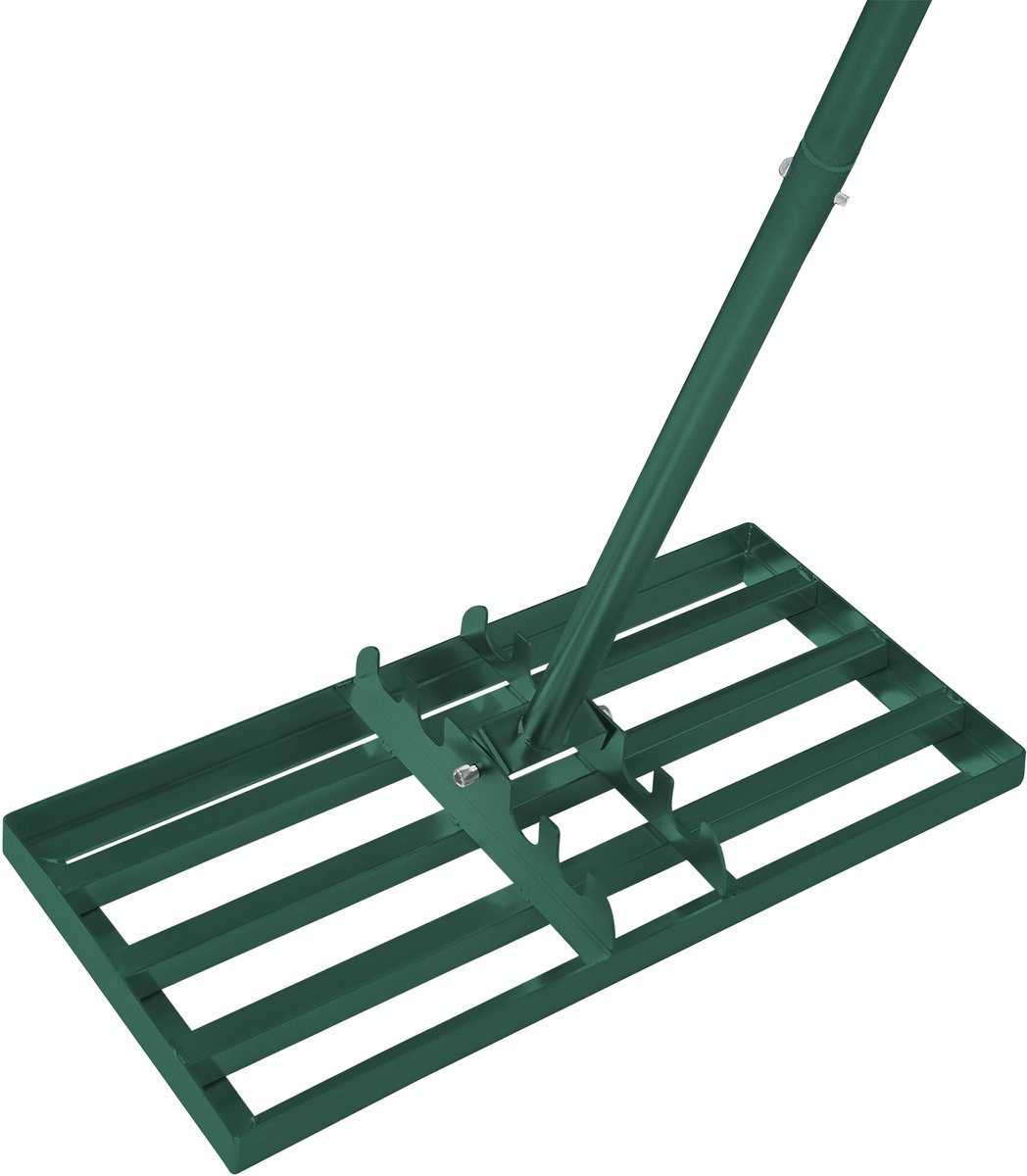 Grastrimmer Hark, Egaliseerhark, Gras leveler, Golf Grashark met Handvat voor het