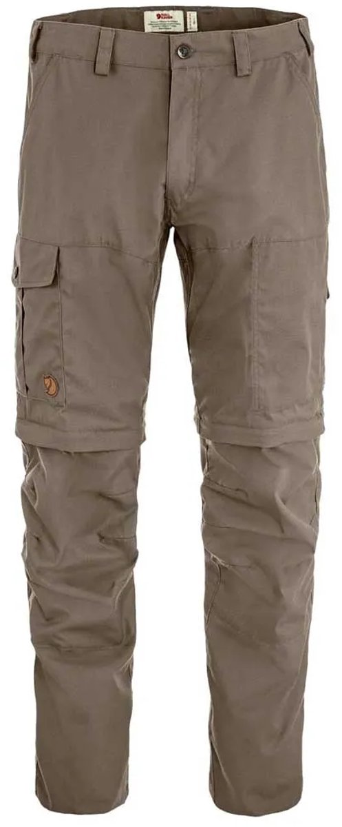 Broek Fjällräven Men Karl Pro Zip-off Trousers Suede Brown-Maat 48