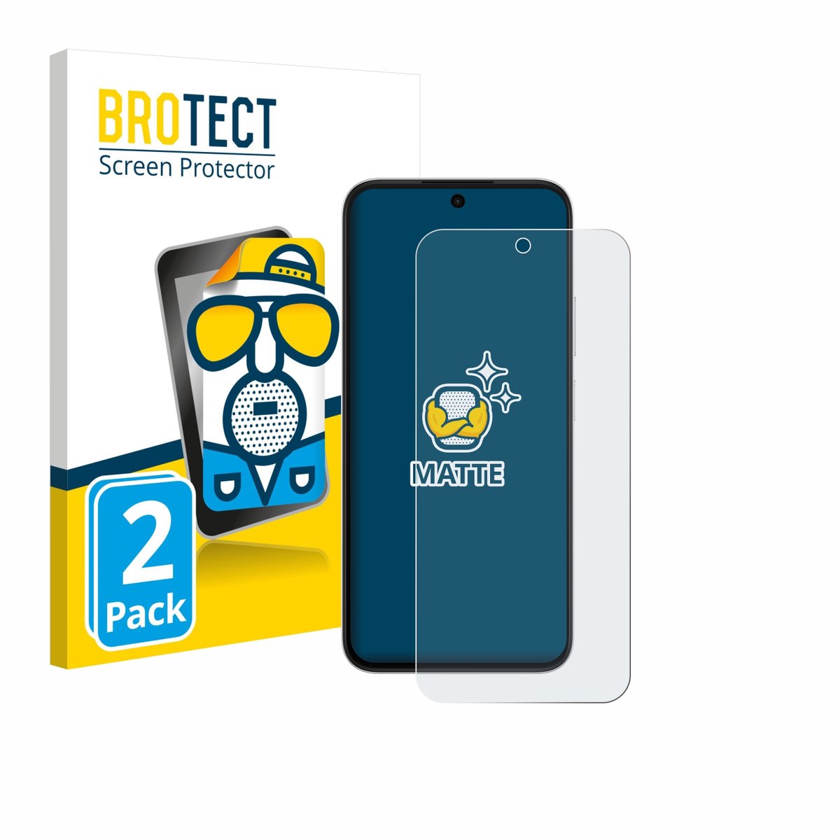 BROTECT - Screenprotector voor Oppo A6s 5G - Folie Beschermfolie matte 2 Stuks