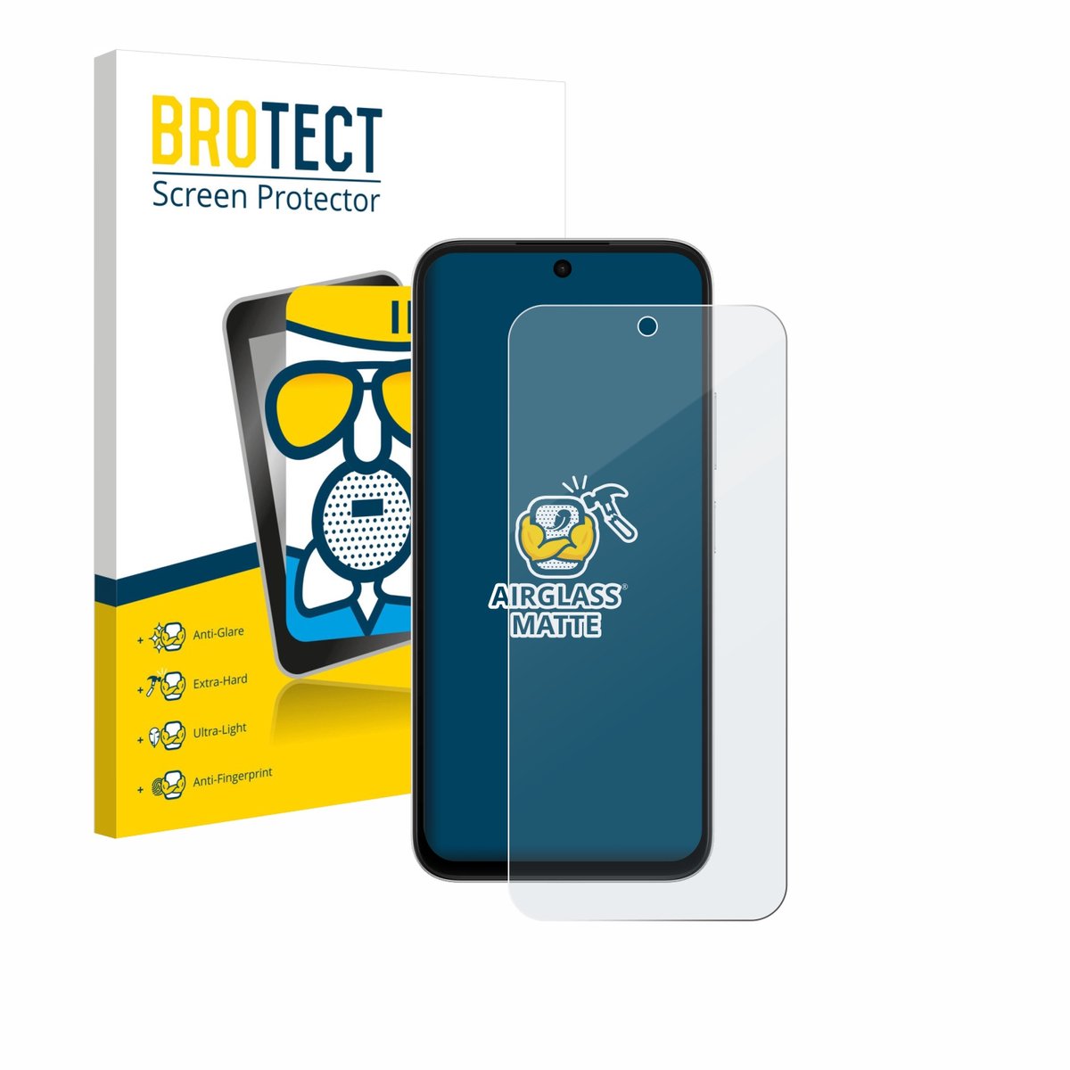 BROTECT - Screenprotector voor Oppo A6s 4G - Folie Beschermfolie Beschermglas matte