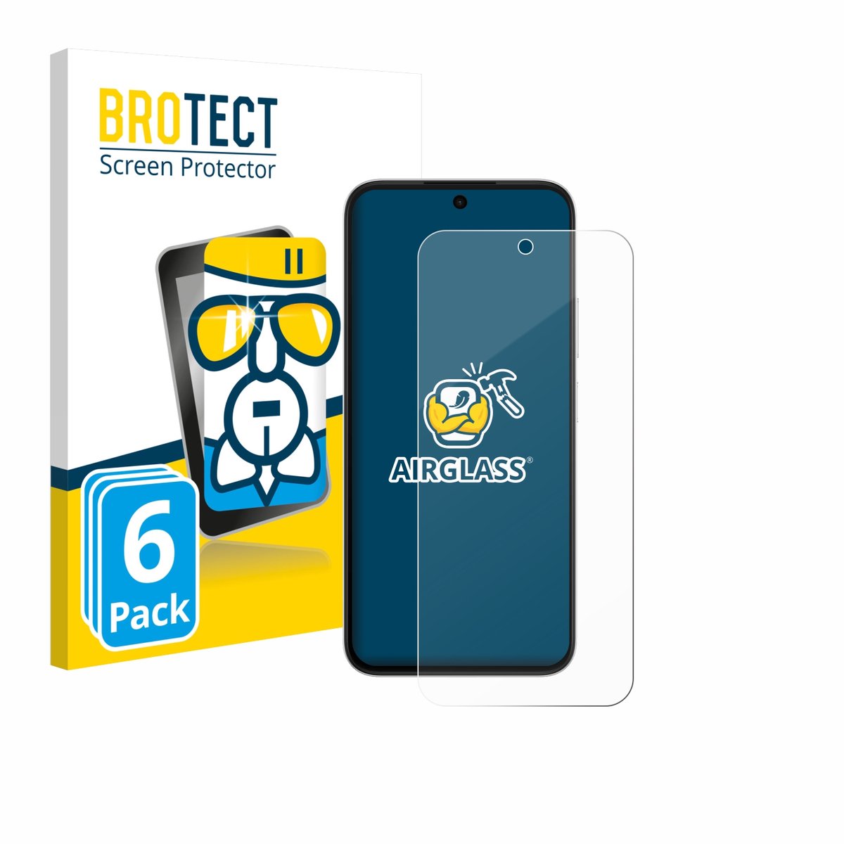 Screenprotector 6 Stuks voor Oppo A6s 5G Beschermglas transparant