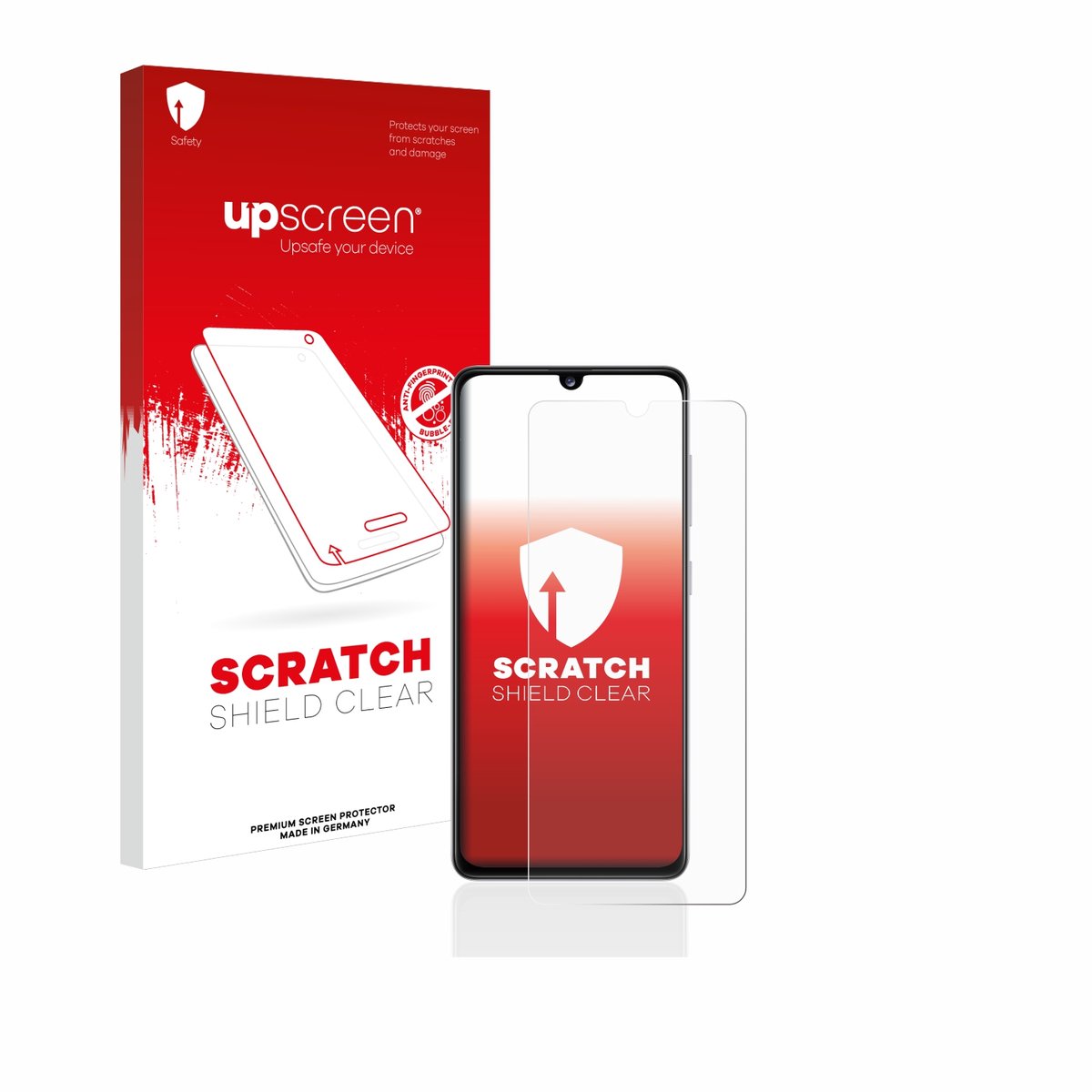 upscreen - Screenprotector voor Samsung Galaxy A41 - Folie Beschermfolie transparant