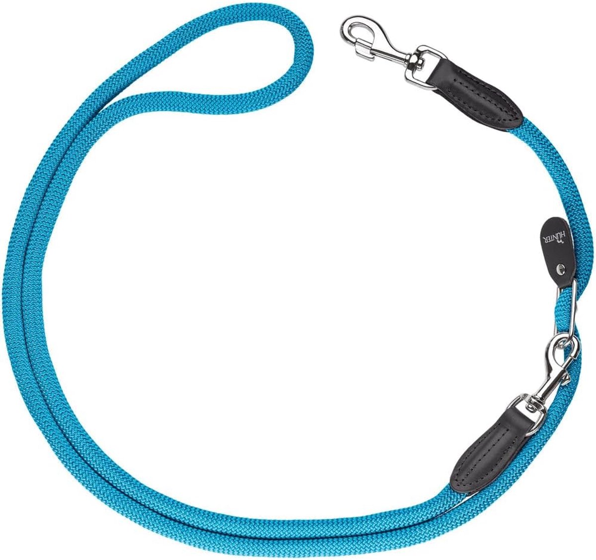 Hondenlijn Verstelbaar - Hondenriem Touw - Training Vrije Tijd - Traploos Verstelbaar - 200 x 4.5 cm - Petrol