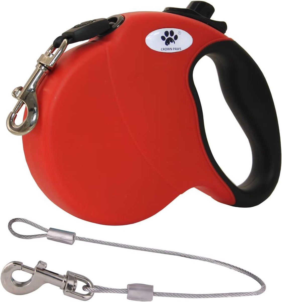 Intrekbare Hondenriem - Rollijn Hond - Veilig Wandelen - Verlengde Kabel - 4 Meter - Rood
