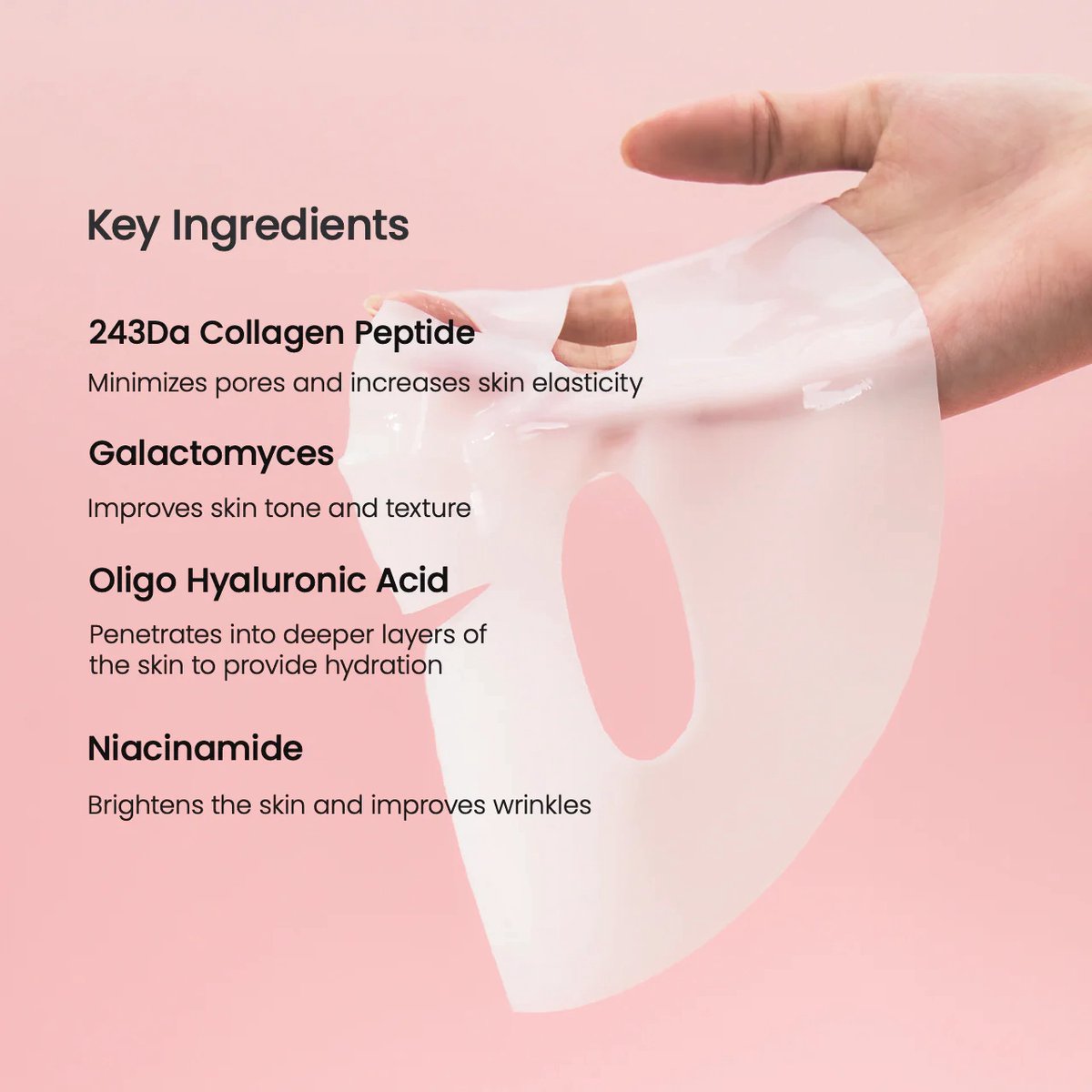 Biodance Bio Collagen Real Deep Mask - Gezichtsmasker - 4 stuks — cadeau in Verzorging - foto 5