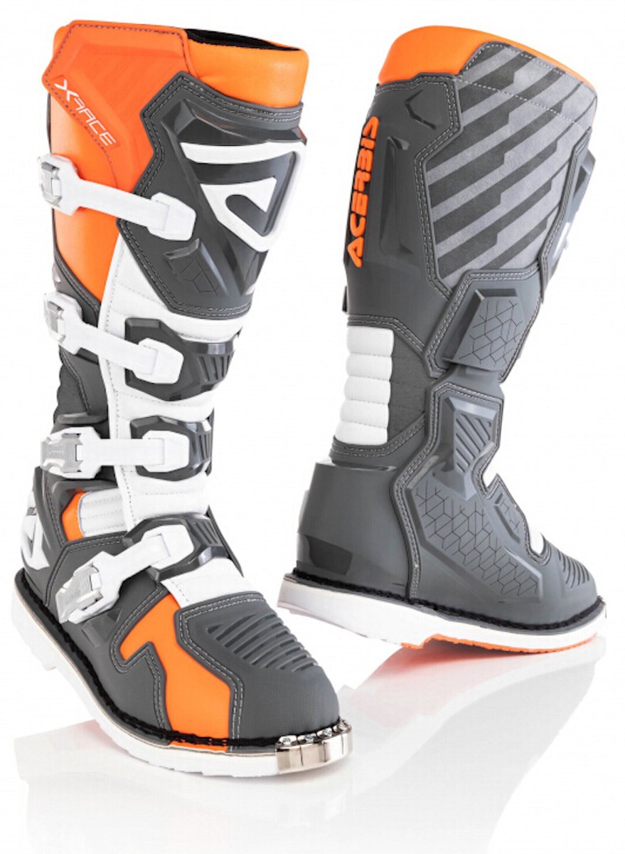 Acerbis X-Race Grijs Oranje Crosslaarzen - Laars