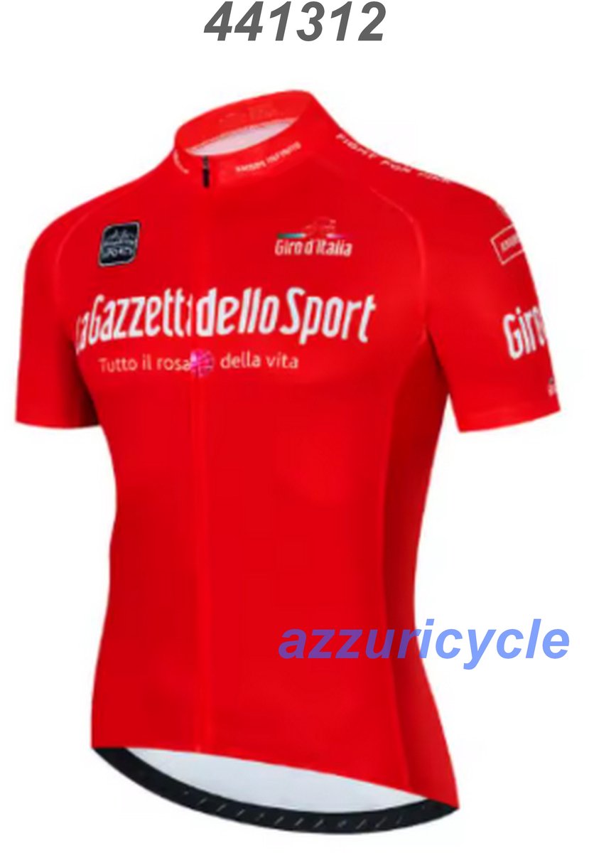 Fietsshirt Gazzetta Dello Sport Rood L