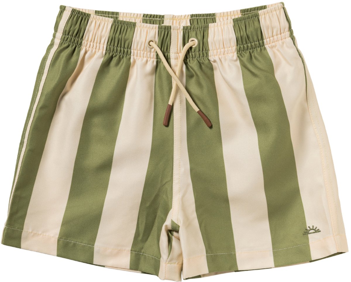 Salted Stories Swim Shorts Wide Stripe Iguana 98