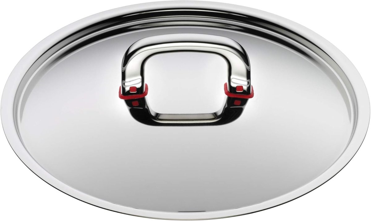 Pannendeksel Rond - Kookdeksel - Snel Koken - Cool+ Handgreep - 24 cm - Roestvrij Staal