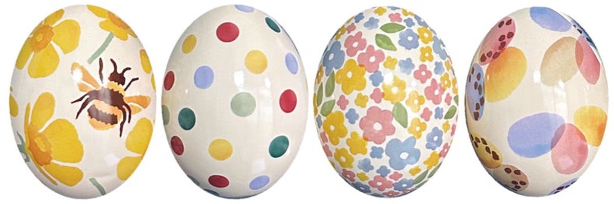 PASEN - paastak eieren - emma Bridgewater- VIER decoratie eieren - paasversiering - feestartikelen Pasen
