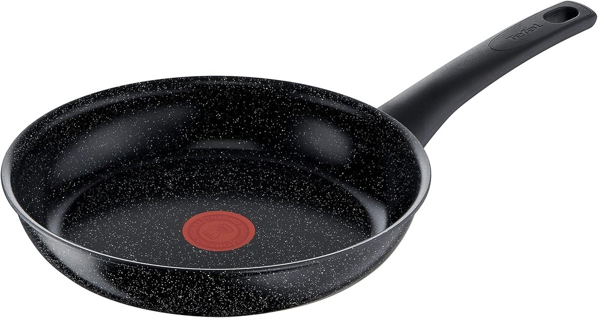 Koekenpan - Koekepan Bakpan - Dagelijks Koken - Keramische Laag - 24 cm - Zwart