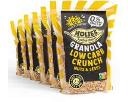 Holie's Granola Low Carb 6x 350gr - ontbijtgranen - suikervrij - gezond - vegan