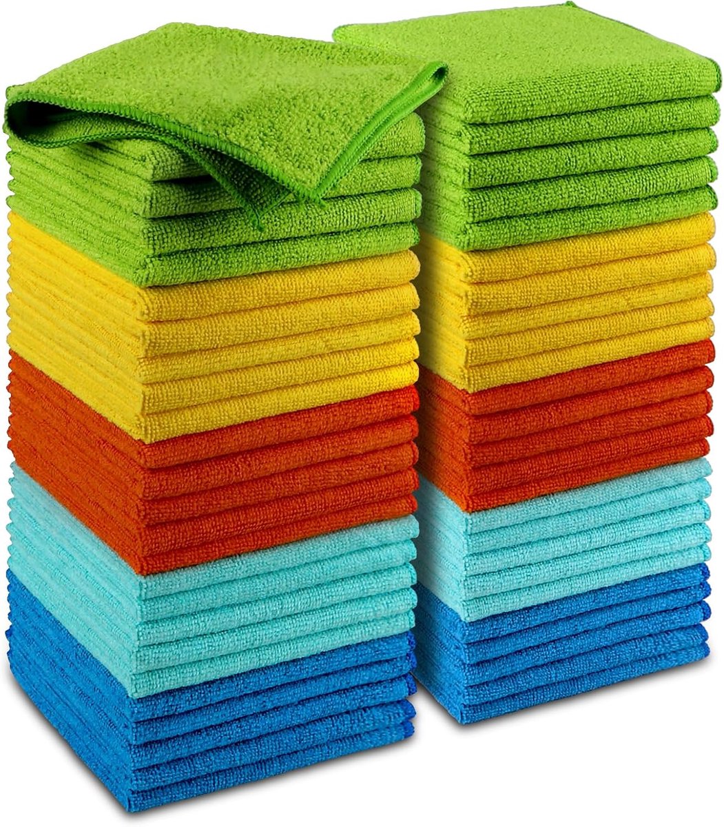 Microvezel Schoonmaakdoekjes - Schoonmaakdoekjes - Microvezeldoekjes - pluisvrij