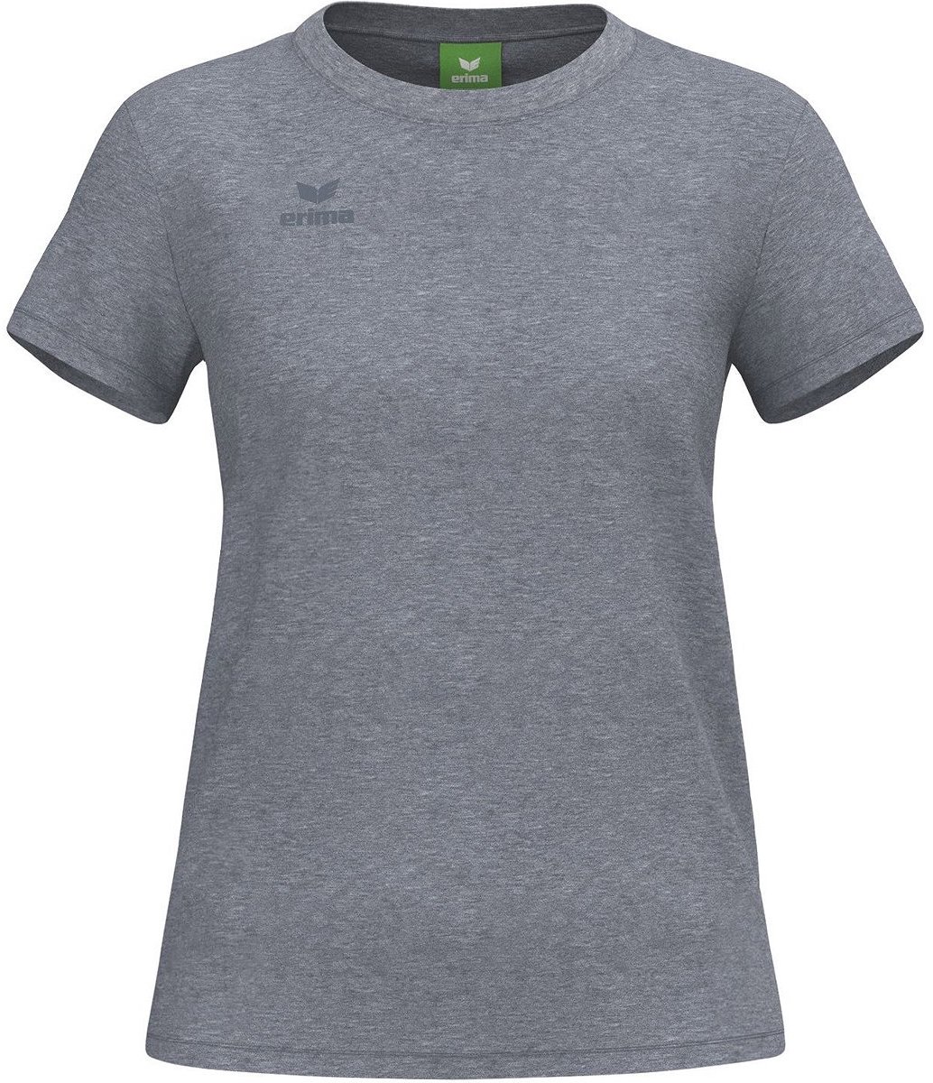 Erima Cmpt 3 Wings T-Shirt Dames - Grijs Gemeleerd | Maat: 34