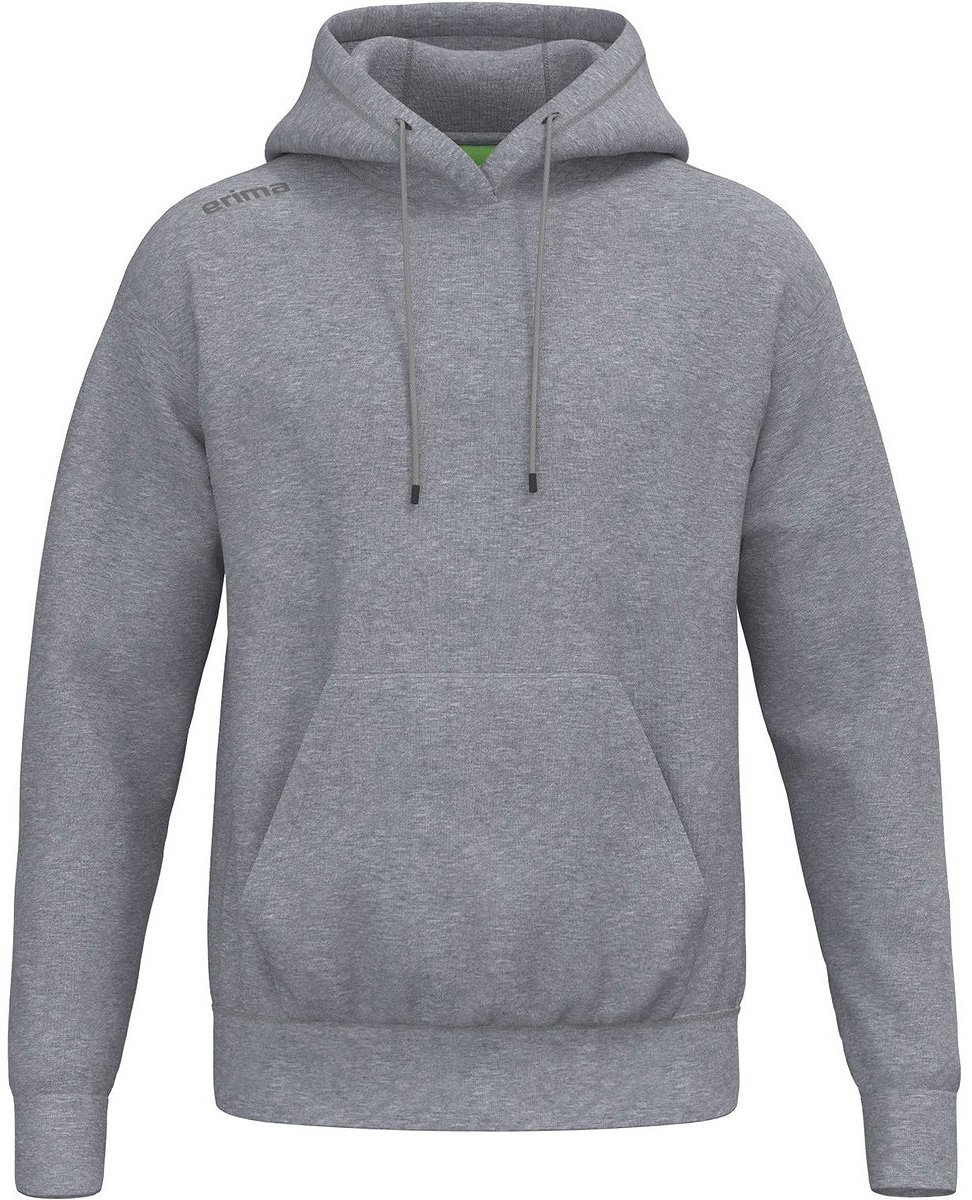 Erima Ts Sweatshirt Met Capuchon Kinderen - Grey Melange | Maat: 140