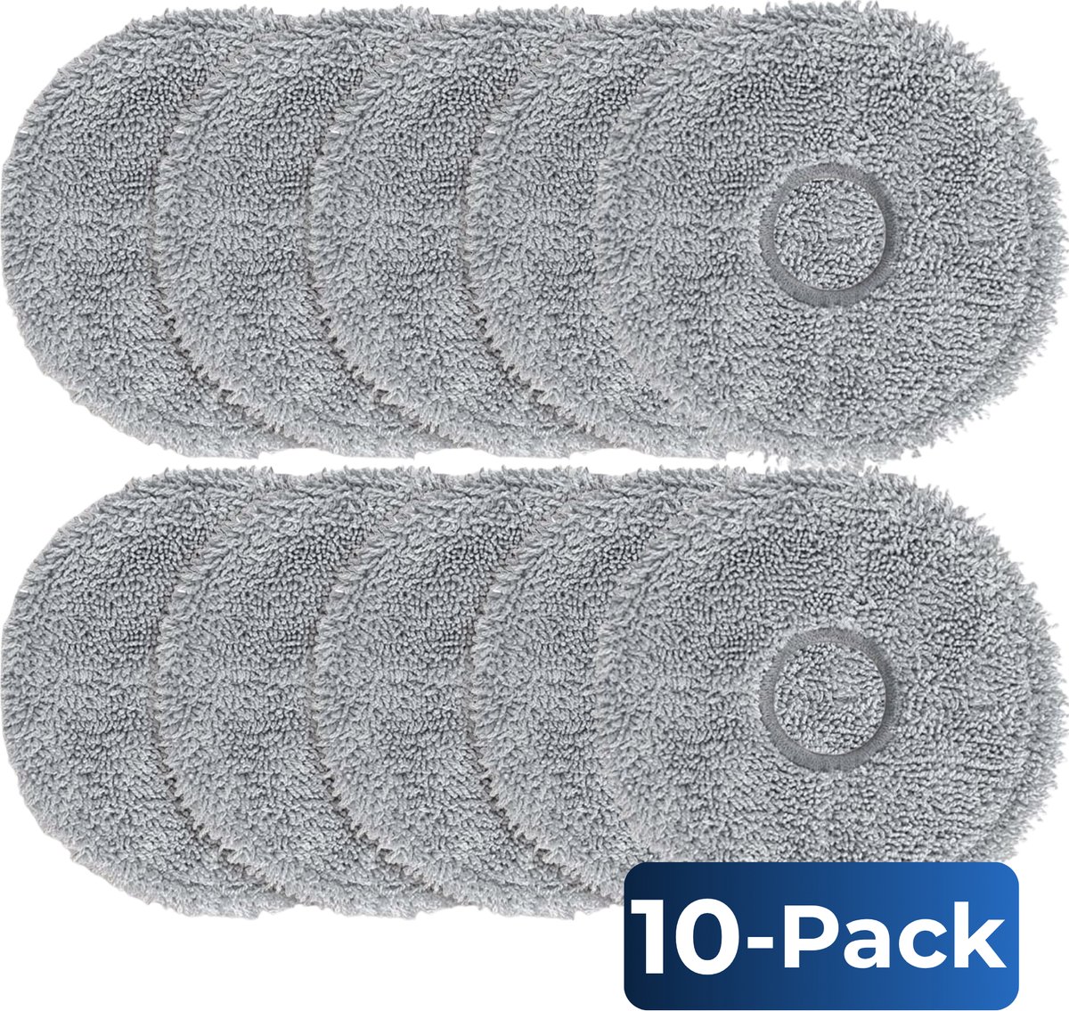 10 stuks Dweilpads - Geschikt voor Dreame L10s Ultra, L10 Ultra, L10 Prime, L10s Pro, L20 Ultra, L40 Ultra, L40 Pro, X40 Ultra, X50 Ultra, Xiaomi X10 / X20, Roborock Qrevo S5V, Qrevo Curv - Robotstofzuiger Onderdelen en Accessoires — afbeelding 1