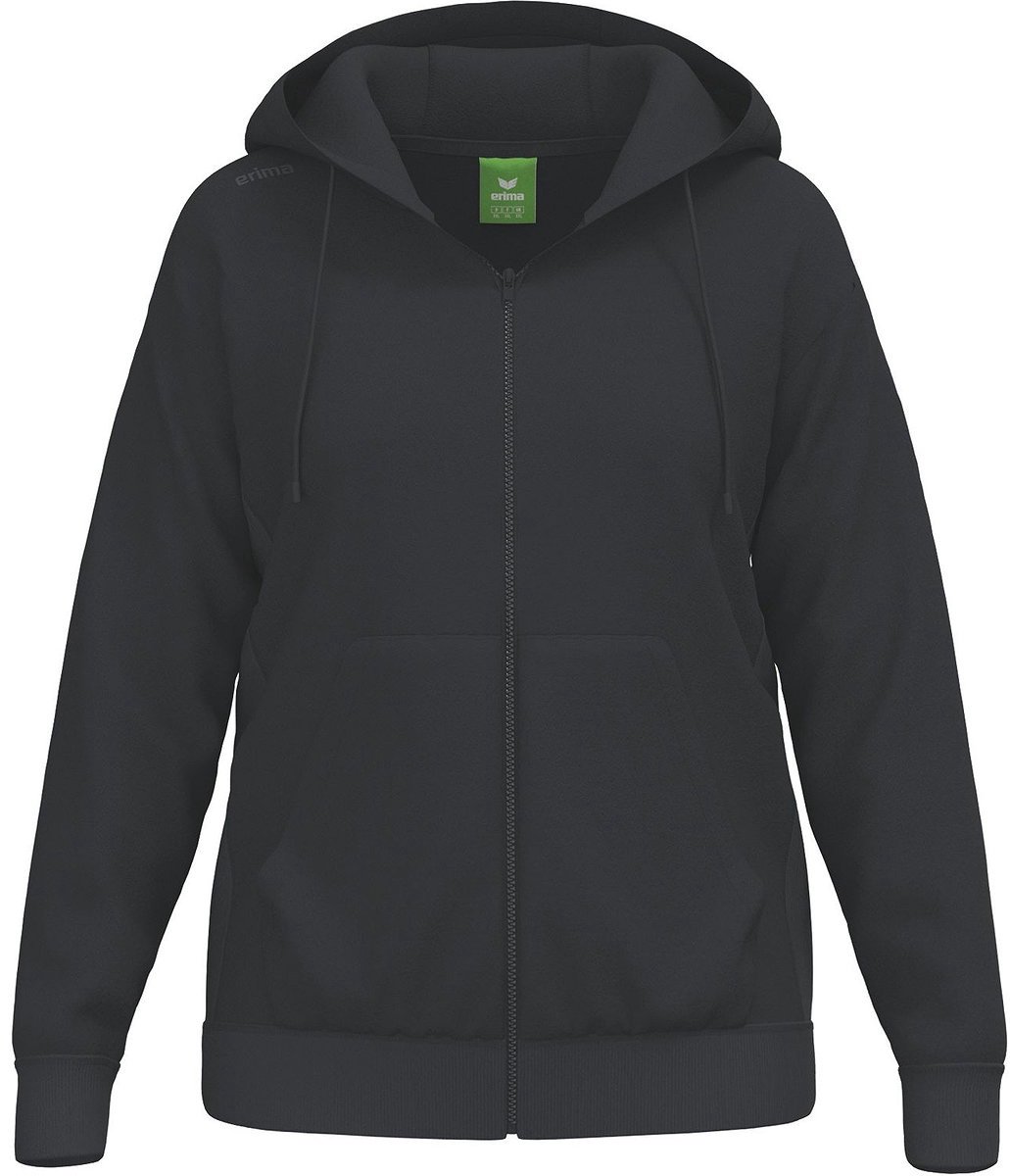 Erima Ts Sweatjack Met Capuchon Dames - Zwart | Maat: 38
