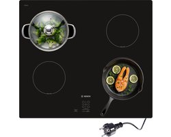 Bosch PUG61RAA5D - Serie 2 - Inbouw Inductiekookplaat - 60 cm - Power Boost: tot wel 35% meer vermogen voor sneller verwarmen op inductie