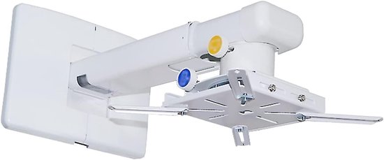 Verstelbare projectorstandaard 390-620 mm telescopisch staal, plafond & wandmontage, draaggewicht 22,5 kg