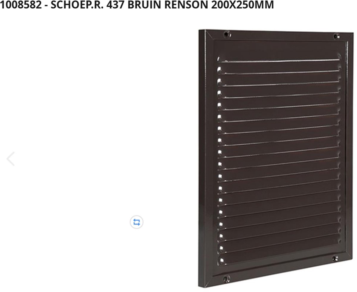 1008582 - SCHOEP.R. 437 BRUIN RENSON 200X250MM