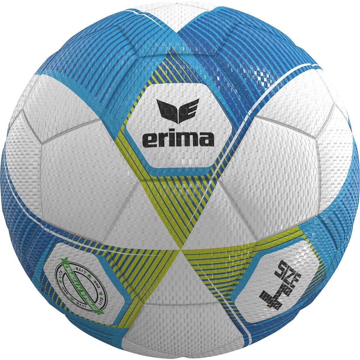 Erima Hybrid Lite 290 (Size 4) Lightbal - Curaçao / Lime | Maat: 4