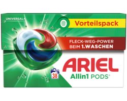Ariel Wasmiddel Allin1 Pods Universal - 38 stuks