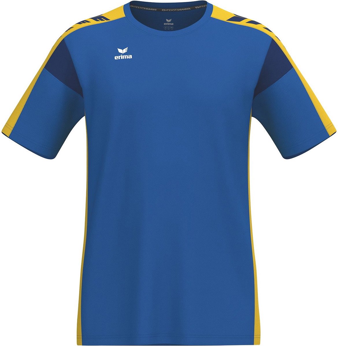 Erima Celebrate 125 T-Shirt Heren - New Royal / Geel | Maat: M