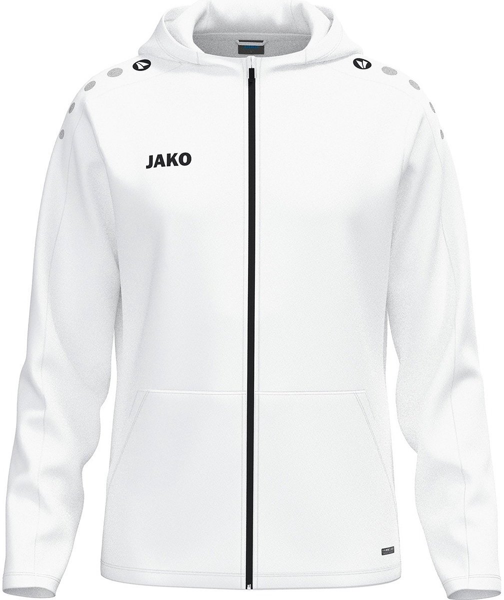 Jako One Jas Met Kap Kinderen - Wit | Maat: 164