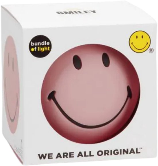 Mr Maria - Smiley® Bundle of Light - 11 cm - LED lamp - Nachtlampje - Roze van Merkloos — afbeelding 4