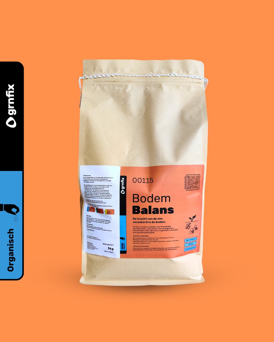 Bodemverbeteraar met mineralen – Voor 100 m² – GRNFIX BodemBalans – 5kg