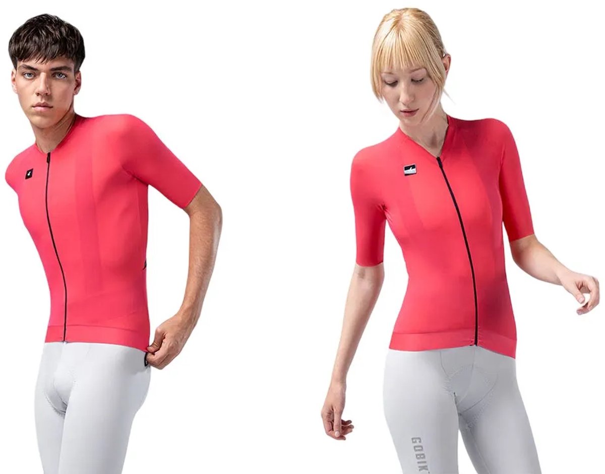 Gobik Cx Solid Korte Mouw Wielertrui Roze XS
