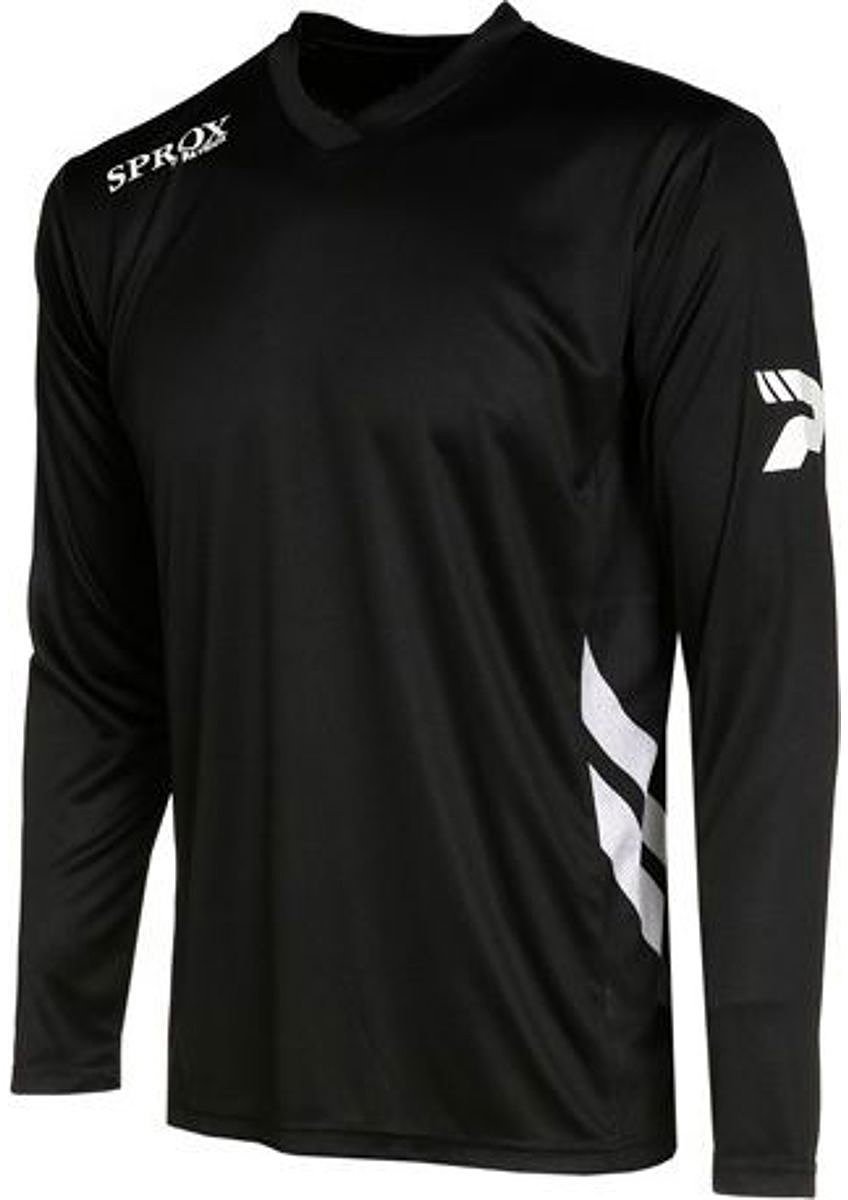 Patrick Sprox Voetbalshirt Lange Mouw Kinderen - Zwart | Maat: 5/6