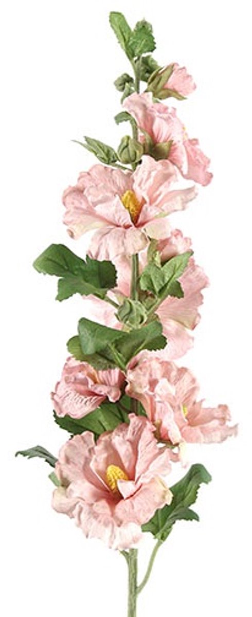 Countryfield Kunstbloem Althaea rosea Kathi roze