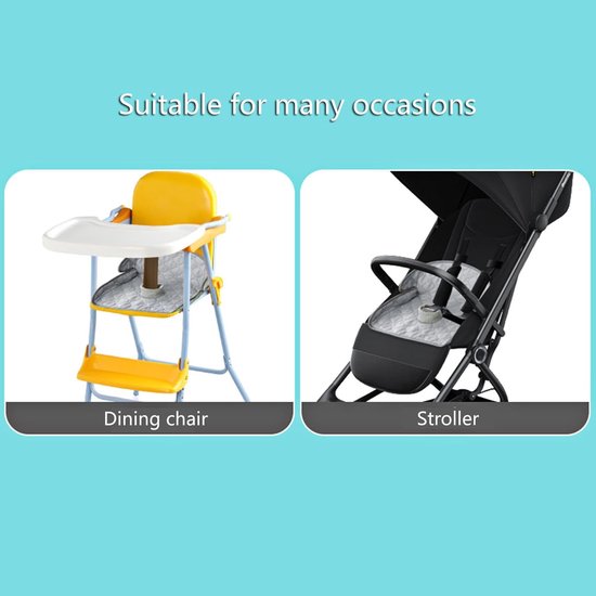 Kinderzitje kussen - Autostoelhoes voor kinderen - waterdicht - Autostoelbeschermer - Pee-Pee Pad - Zindelijkheidstraining - Incontinentie onderlegger - voor zindelijkheidstraining - 38x40CM — afbeelding 3