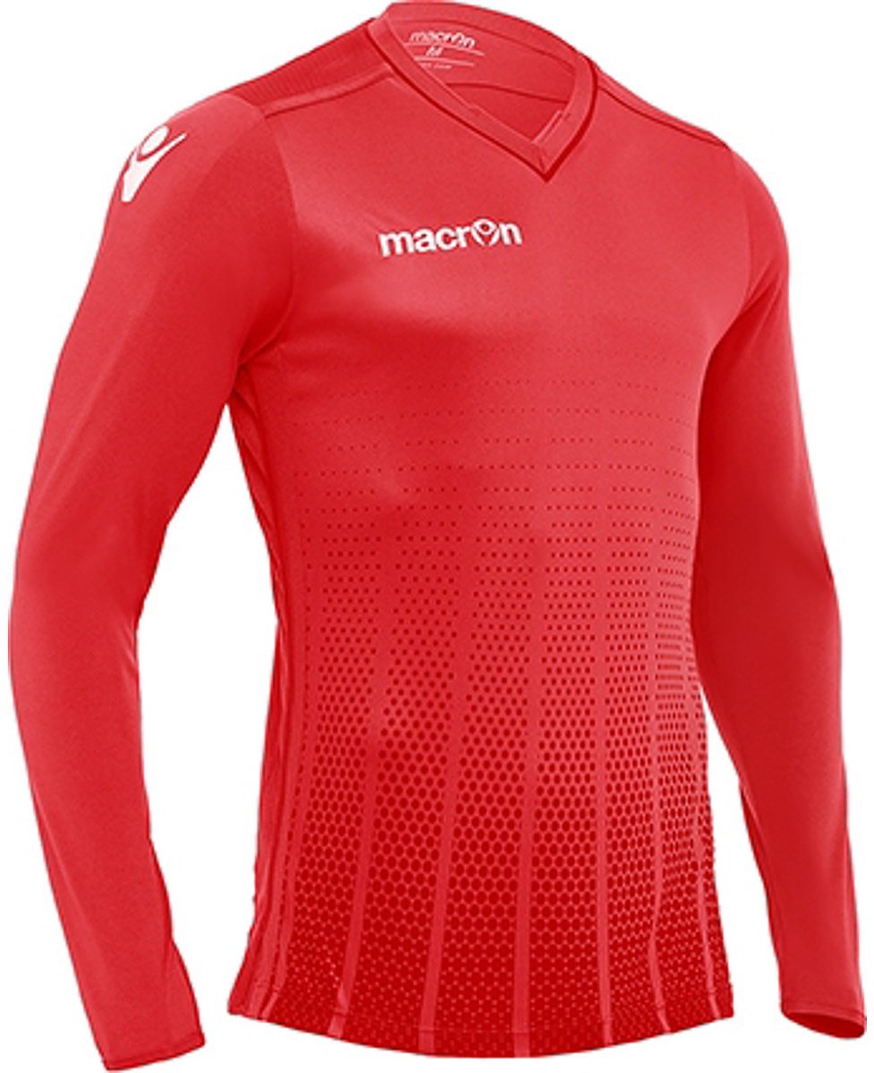 Macron Gemini Keepershirt Lange Mouw Heren - Rood | Maat: S