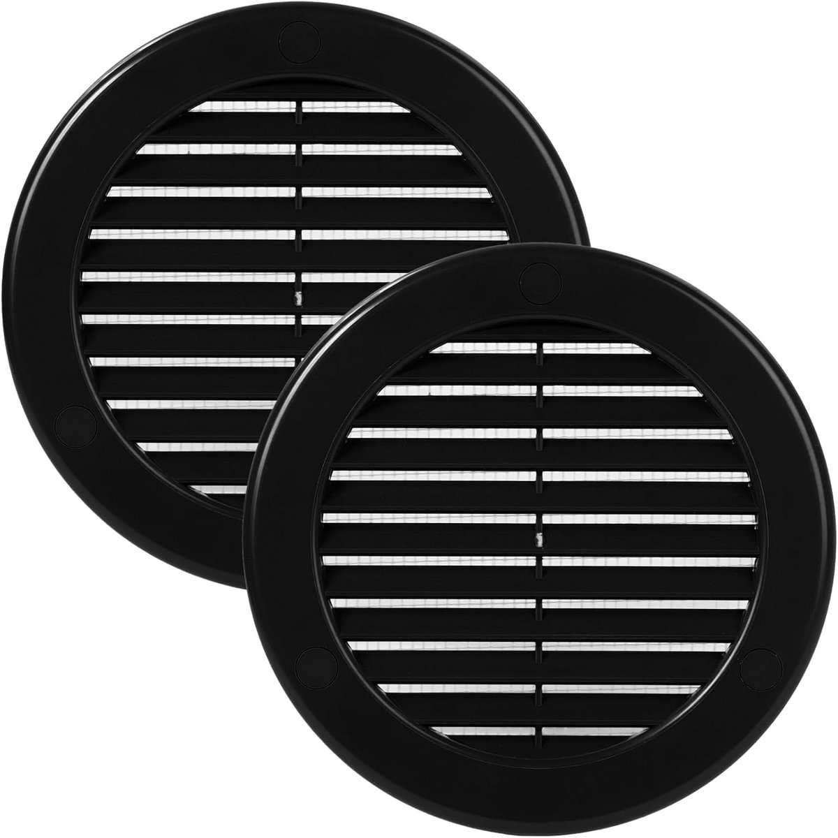 Ronde Ventilatieopening met Geïntegreerd Muggennet 10,2 cm - Voor Badkamer, Keuken en Kantoor