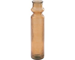 J-Line vloervaas Gestreept - glas - oranje