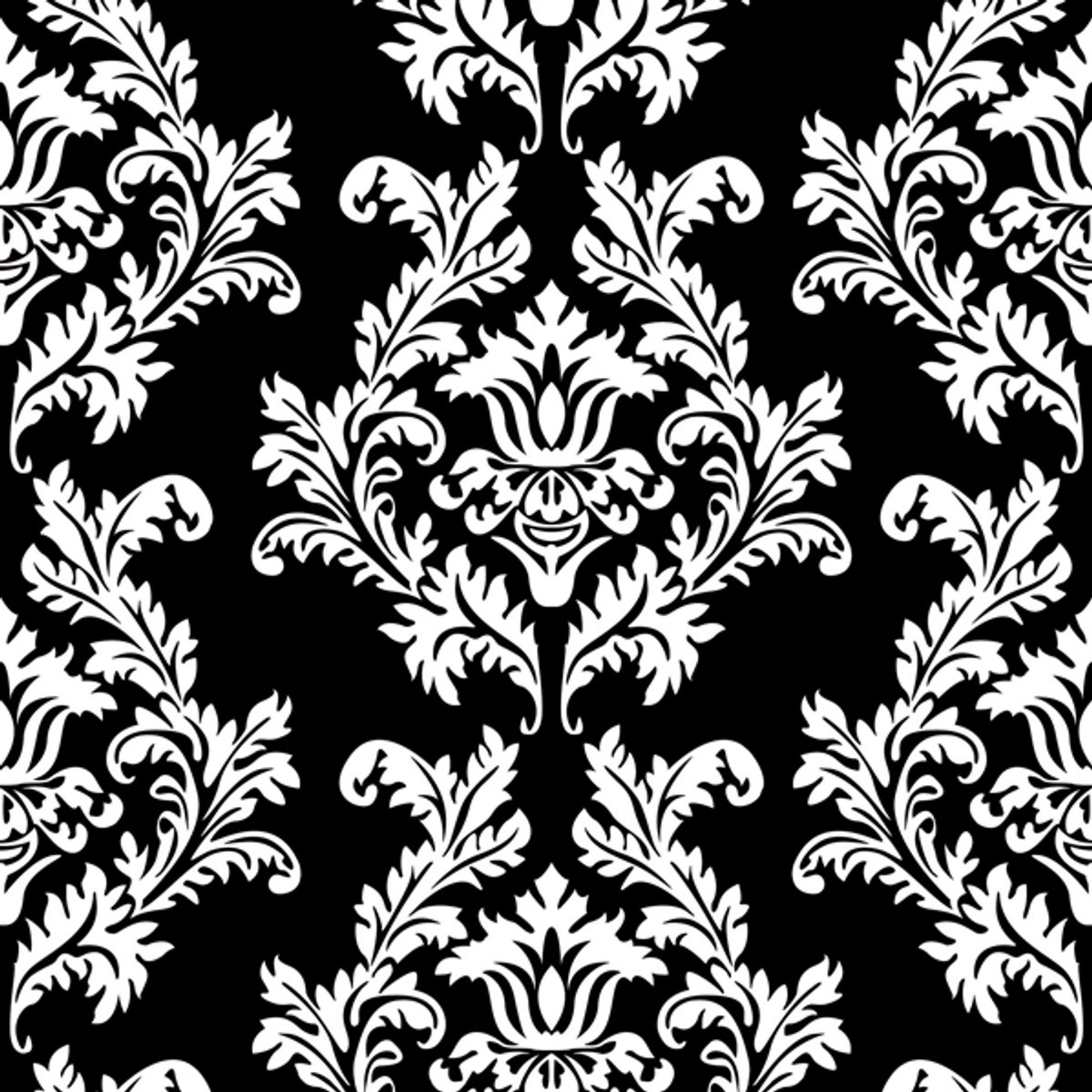 Maki - Lunch servetten - Black & White Wallpaper