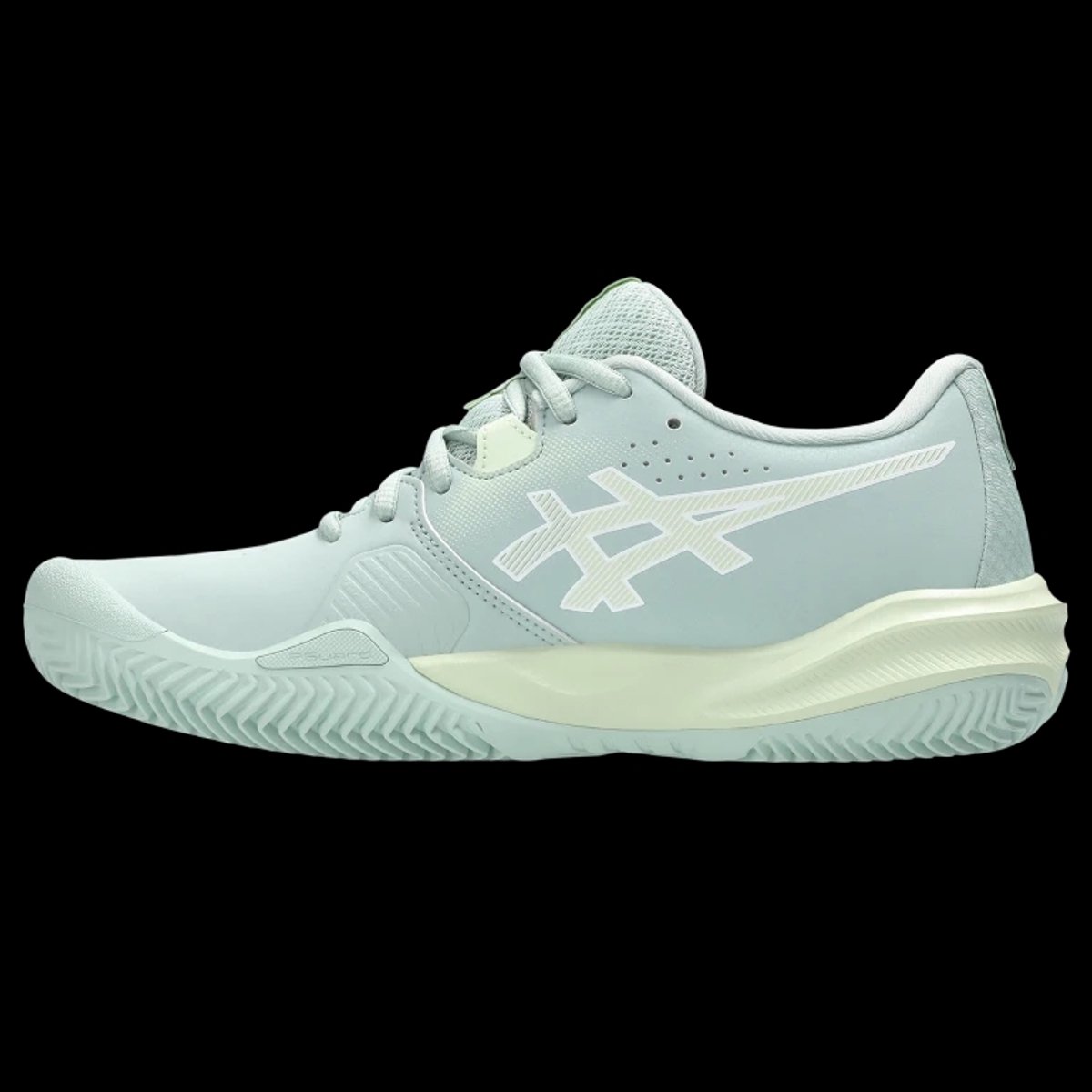 Gel-Challenger 15 Clay Tennisschoen Dames Lichen Rock/Whisper 40 Groen