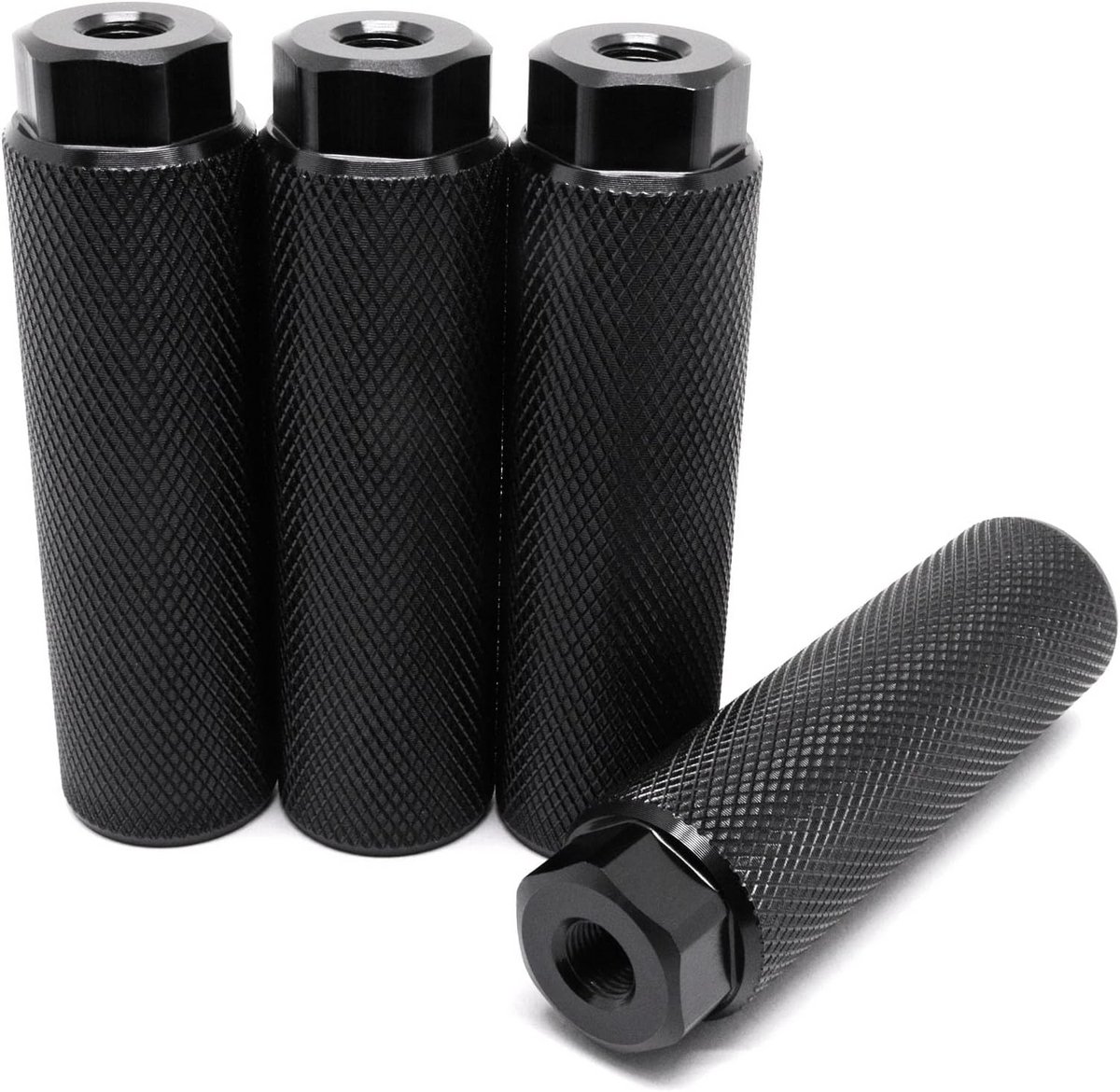 Fietsspanners voor 3/8" As, Aluminium Antislip Voetsteunen voor BMX en Mountainbike