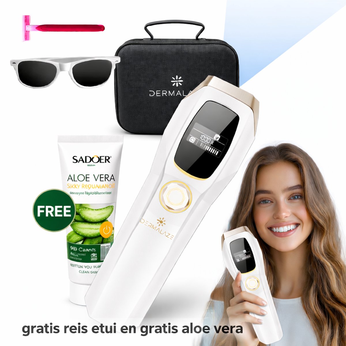 Dermalaze IPL Ontharingsapparaat
