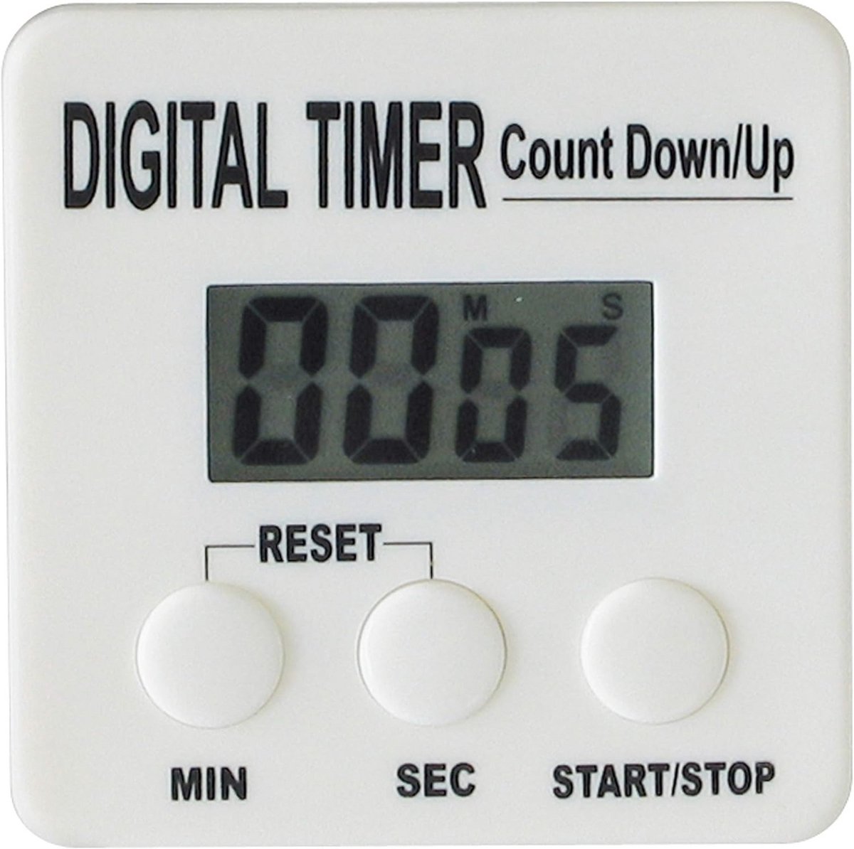 10x Digitale Kookwekker & Countdown Timer - Wit LCD Display