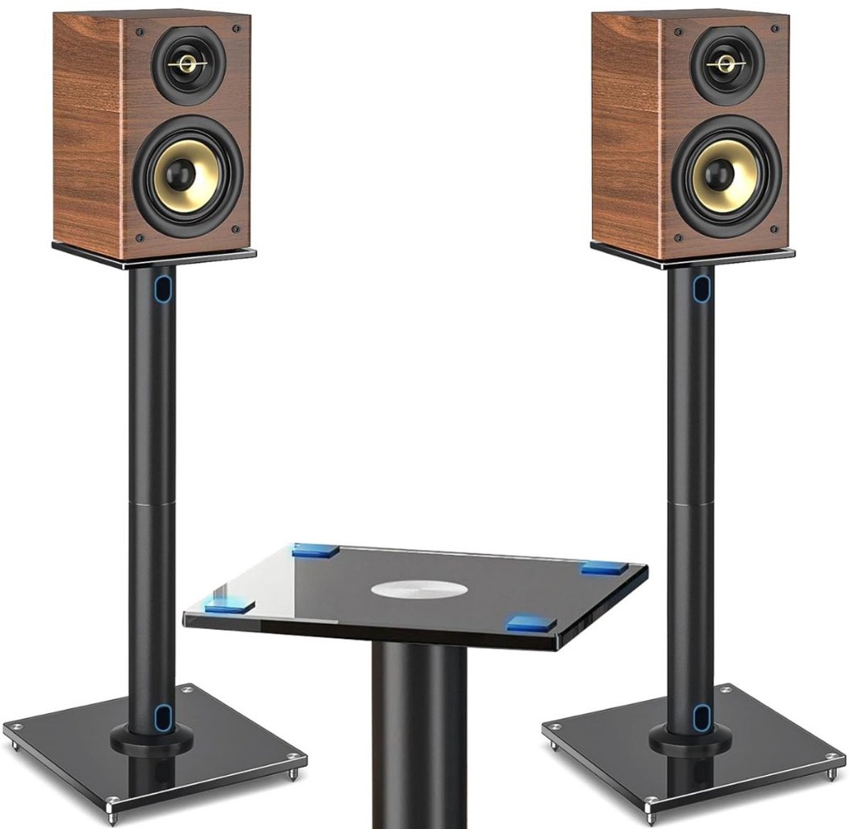 NBAP® Luidspreker Standaard - Speaker Vloerstandaard - Extra Stevig - Zwart