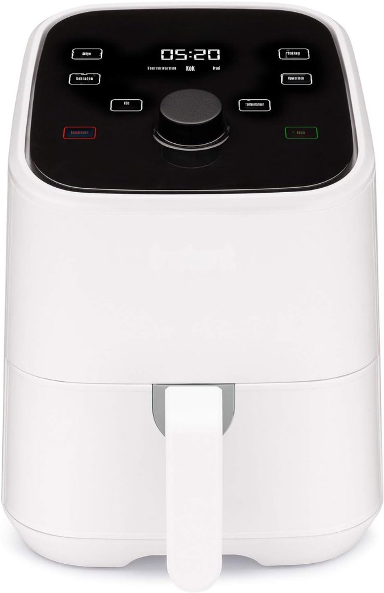 REN® Mini airfryer - Airfryer - Airfryer klein - Wit - 29cm x 23cm x 28cm