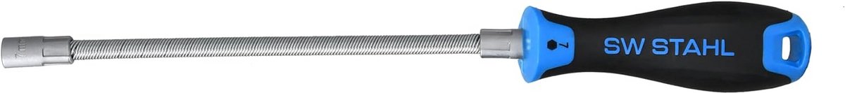 Flexibele Zeskantschroevendraaier 7mm met Lange Punt 200mm