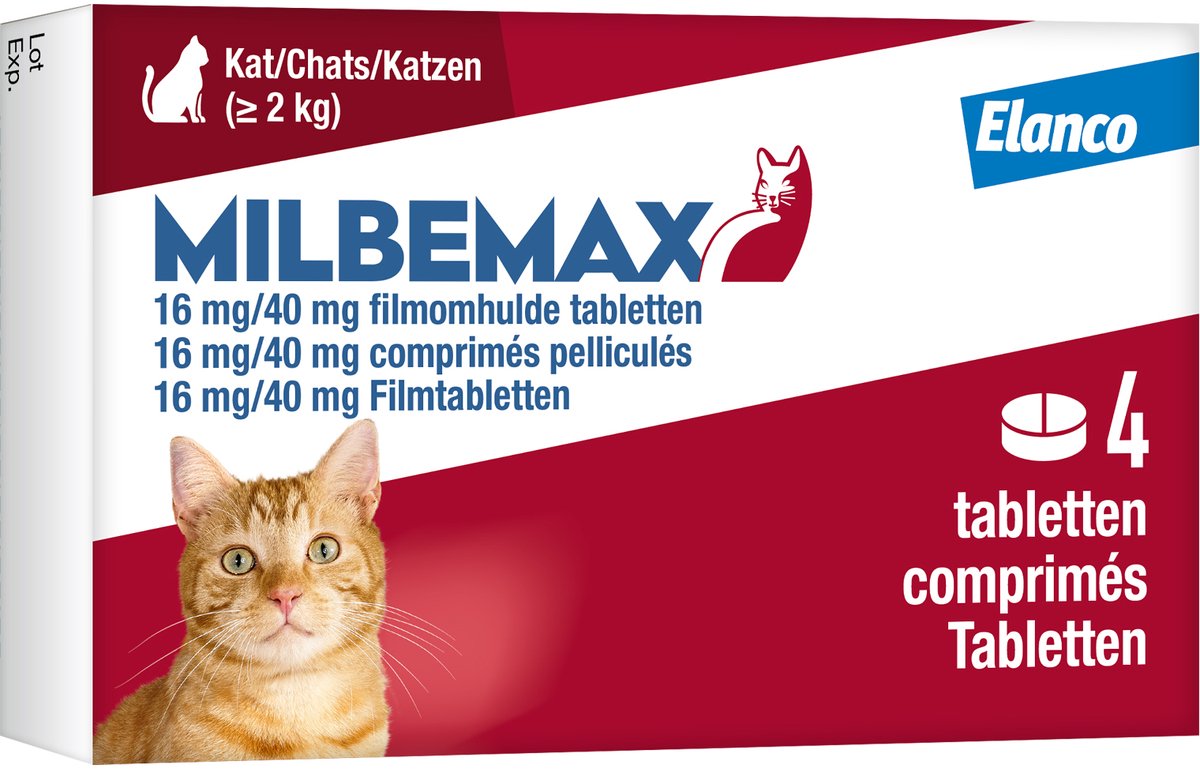 Milbemax Kat - Ontwormingsmiddel - 2 x 2 tabletten — afbeelding 5